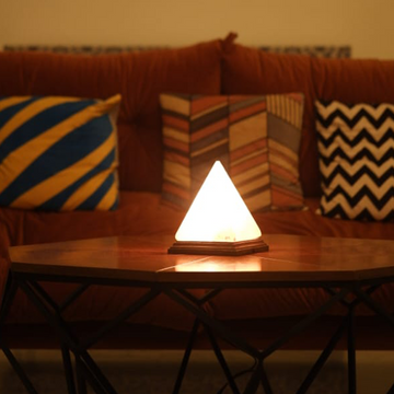 Pyramid Salt Lamp
