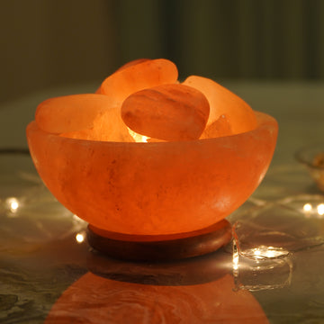 Fire bowl with heart (W: 5.7kg H: 18cm D: 21cm)