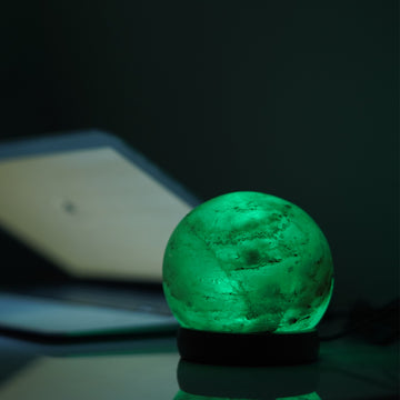 Green Salt USB Lamp