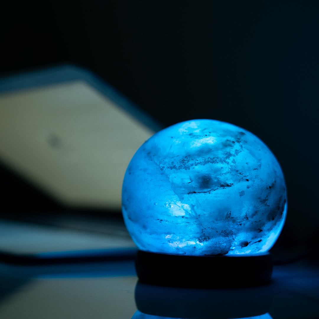 Blue Salt USB Lamp